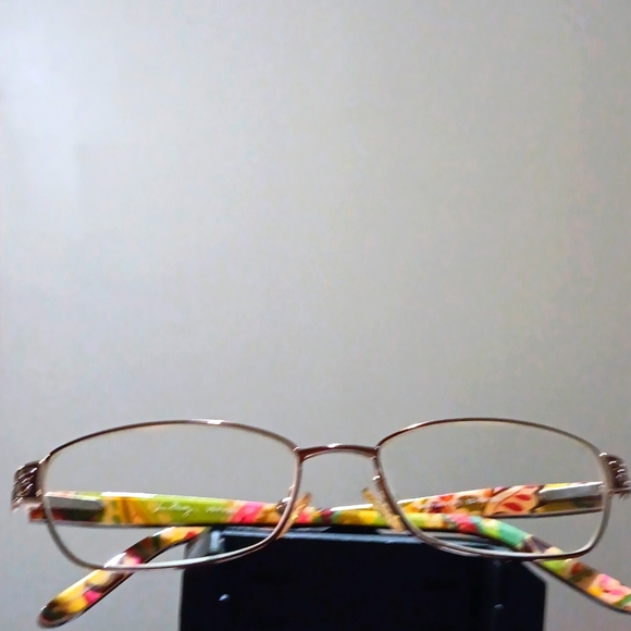 Vera Bradley Tutti Frutti signature reading glasses 52-16-135 with zip case - Picture 2 of 10